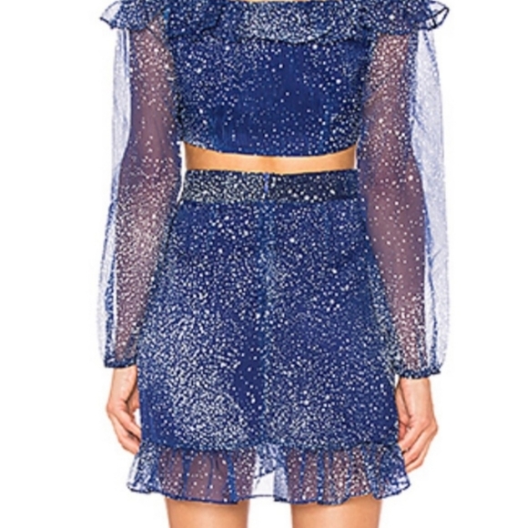 Galaxy top and skirt suit - Picture 2 of 3